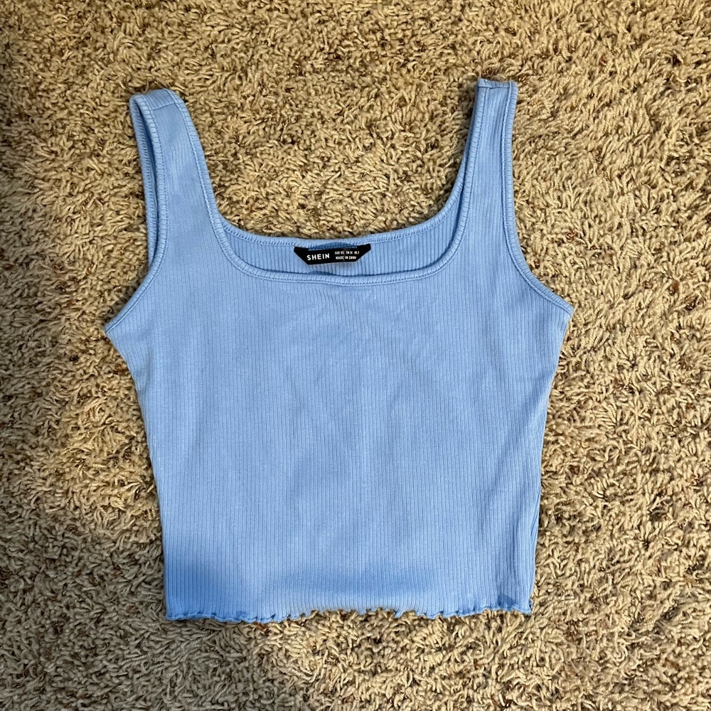 Blue SHEIN tank top
